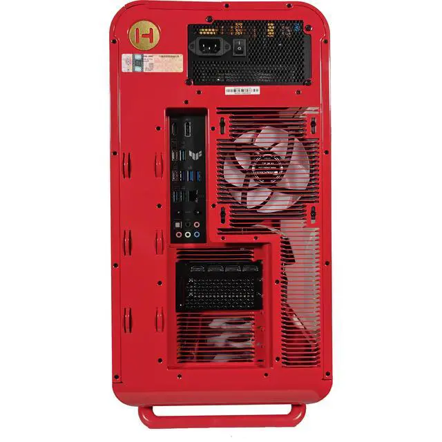 Alt view image 4 of 7 - X50 Crimson Heat Gaming PC, Intel Core Ultra 7 270K Plus, RTX 5080, 32GB DDR5, 2TB SSD