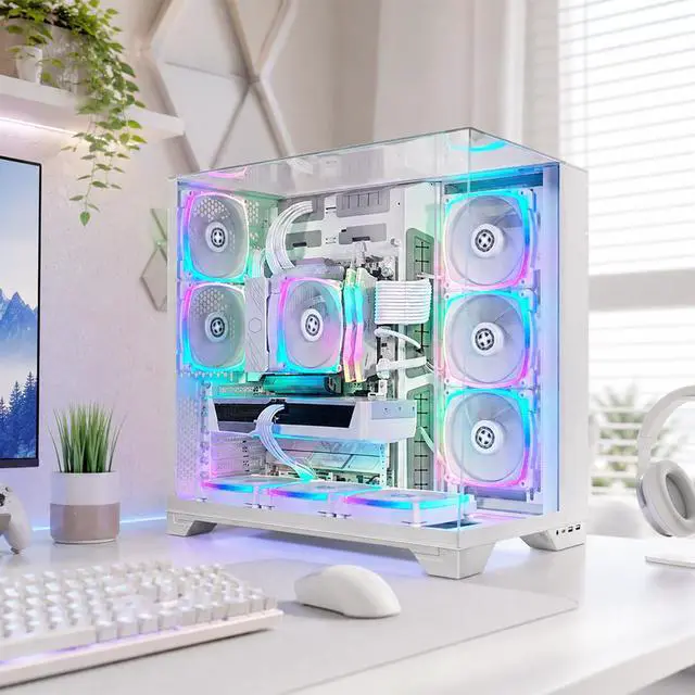 Alt view image 2 of 7 - Vision Ghost Extreme Gaming PC, RTX 5070, Core Ultra 7 265K, 32GB DDR5, 2TB SSD