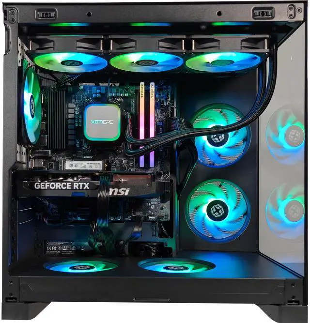 Alt view image 2 of 6 - XOTIC PC Pop Vision Advanced Gaming PC, AMD Ryzen 5 9600X, NVIDIA GeForce RTX 5060 Ti, 32GB RAM, 1TB SSD