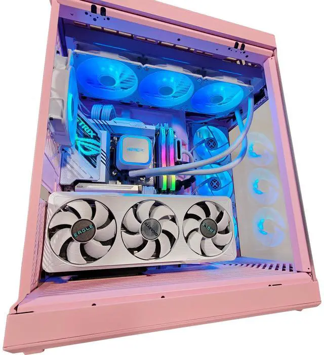 Alt view image 5 of 7 - XOTIC PC Y70 Strawberry Milk Gaming PC, NVIDIA GeForce RTX 5070, Core Ultra 7 265K, 32GB DDR5, 2TB SSD