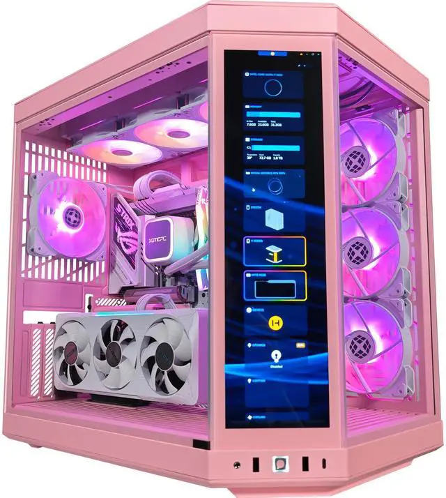 Alt view image 7 of 7 - XOTIC PC Y70 Strawberry Milk Gaming PC, NVIDIA GeForce RTX 5070, Core Ultra 7 265K, 32GB DDR5, 2TB SSD