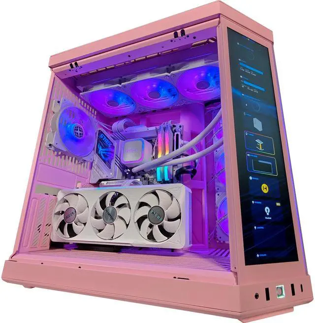Alt view image 6 of 7 - XOTIC PC Y70 Strawberry Milk Gaming PC, NVIDIA GeForce RTX 5070, Core Ultra 7 265K, 32GB DDR5, 2TB SSD