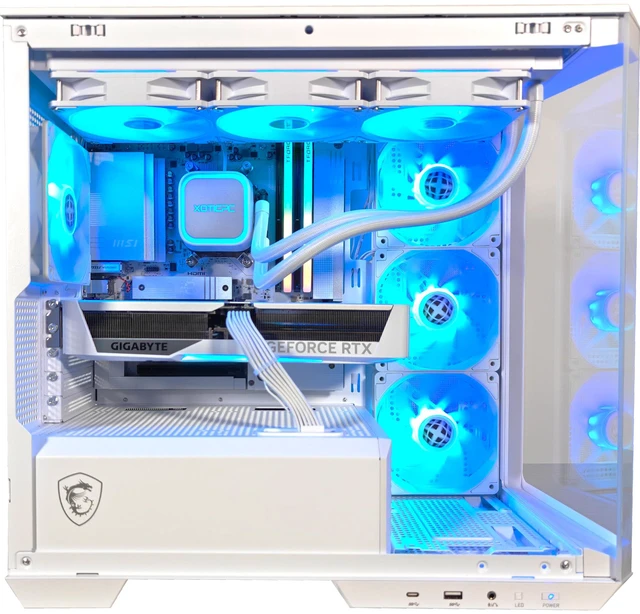 Alt view image 3 of 7 - XOTIC PC Project Zero Pano Ghost Extreme 3D Gaming PC, AMD Ryzen 7 9800X3D, NVIDIA GeForce RTX 5070, 32GB DDR5, 2TB SSD