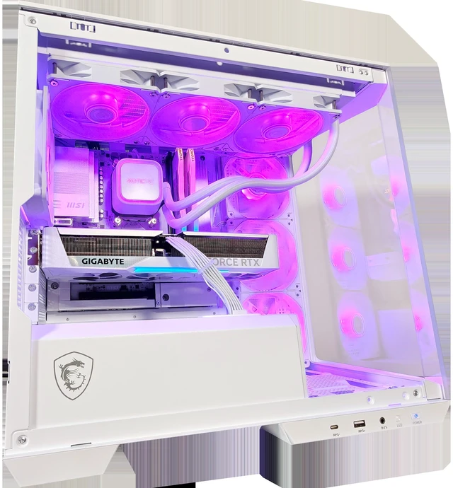Alt view image 6 of 7 - XOTIC PC Project Zero Pano Ghost Extreme 3D Gaming PC, AMD Ryzen 7 9800X3D, NVIDIA GeForce RTX 5070, 32GB DDR5, 2TB SSD