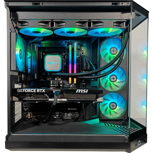 Alt view image 3 of 7 - XOTIC PC Y50 Extreme Gaming PC, NVIDIA GeForce RTX 5070 Ti, Intel Core Ultra 7 270K Plus, 32GB DDR5, 2TB SSD