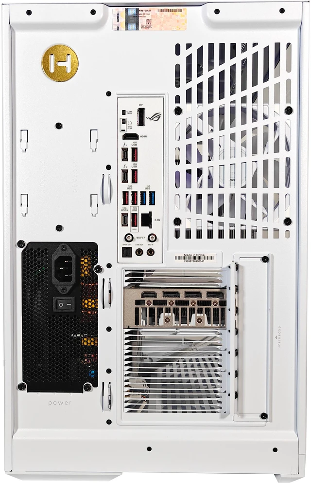 Alt view image 4 of 7 - XOTIC PC Y50 Snow White Ghost Gaming PC, Intel Core Ultra 5 250K PLUS, NVIDIA GeForce RTX 5060, 32GB DDR5, 2TB SSD