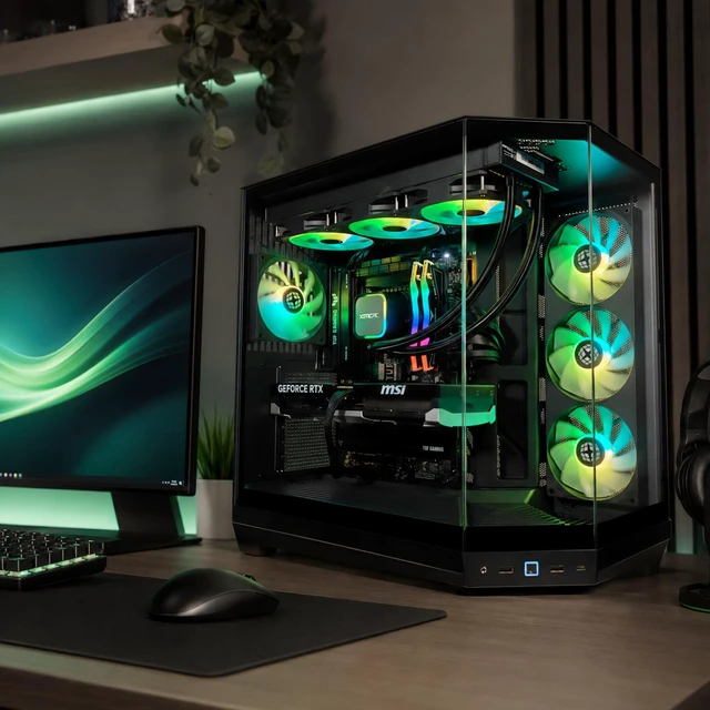 Alt view image 2 of 7 - XOTIC PC Y50 Extreme Gaming PC, NVIDIA GeForce RTX 5070 Ti, Intel Core Ultra 7 270K Plus, 32GB DDR5, 2TB SSD