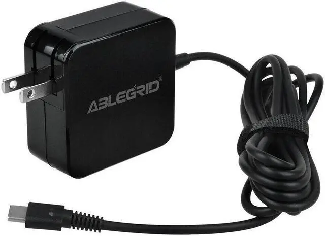Main image of ABLEGRID 45W AC Adapter Charger for HP 934739-850 L43407-001 828769-001 844205-850 USB-C