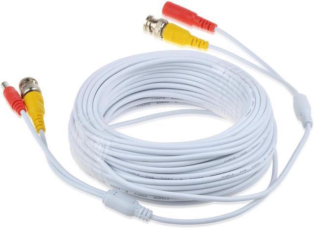Alt view image 2 of 3 - ABLEGRID White 150ft BNC Extension Cable for Swann ADS-180 HD Security Surveillance Camera