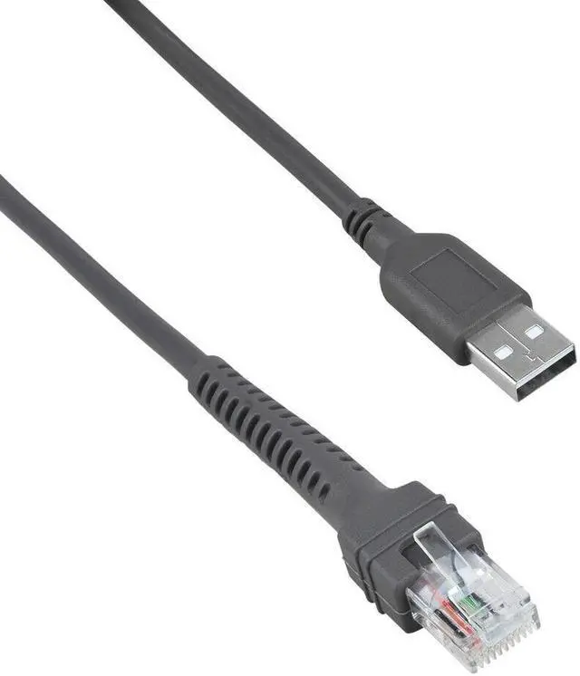 Alt view image 2 of 4 - ABLEGRID 6.6ft USB Cable Cord Wire For Motorola Symbol Barcode Scanner DS6878-SR STB4278