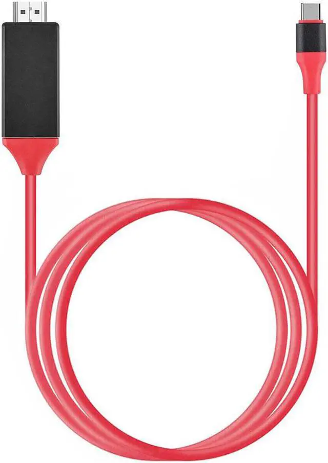 Main image of ABLEGRID 6ft USB-C Type C to HDMI HDTV TV Cable Adapter For Samsung Galaxy S9/S9+ Plus