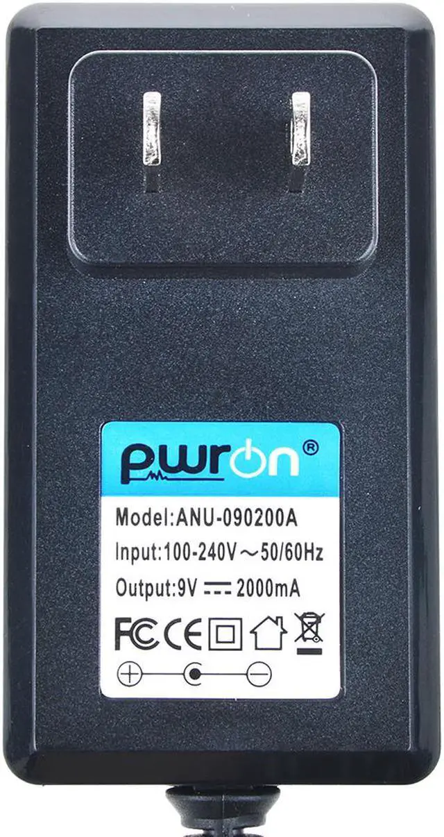 Alt view image 2 of 3 - PwrON® Cord 9V Printer Charger AD-24ES AC Power Adapter for BROTHER P-Touch Label Maker PT-D200 PT-D210 PT-1280 PT-1290 PT-1880 PT-2730 Desktop Labelling Machine Labeler