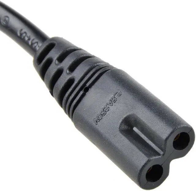Alt view image 3 of 4 - ABLEGRID 2-prong AC Power Cord Cable Lead For ELECTRONICS RADIO PS2 XBOX PSU