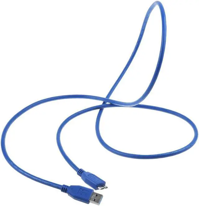 Alt view image 2 of 4 - ABLEGRID USB 3.0 Cable PC Laptop Data Sync Cord Lead For Western Digital WD Mybook Essential 3 Terabyte, 4 Terabyte 3TB 4TB USB 3.0 External DeskTop Hard Disk Drive HDD HD Srorage
