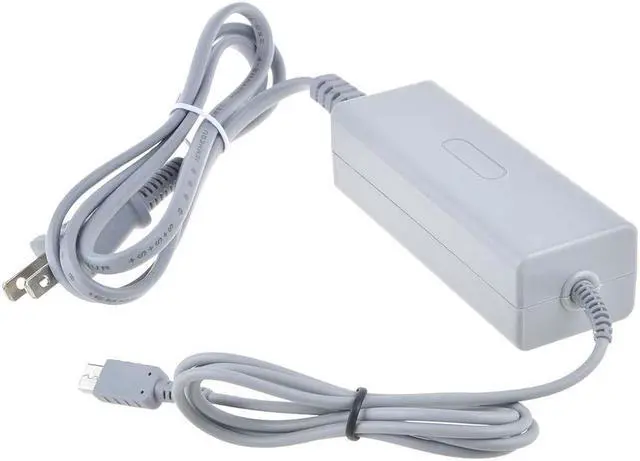 Alt view image 4 of 4 - ABLEGRID US Type Home Wall Charger Adapter Power Supply For Nintendo Wii U Gamepad Grey
