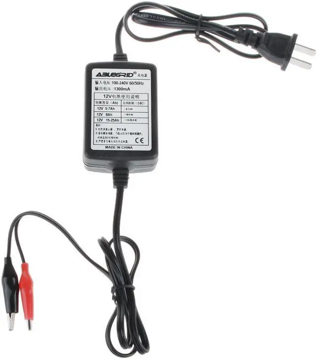 Alt view image 2 of 4 - ABLEGRID 12V Portable Mode Battery Charger Maintainer Tender For Motorcycle Car Boat ATV