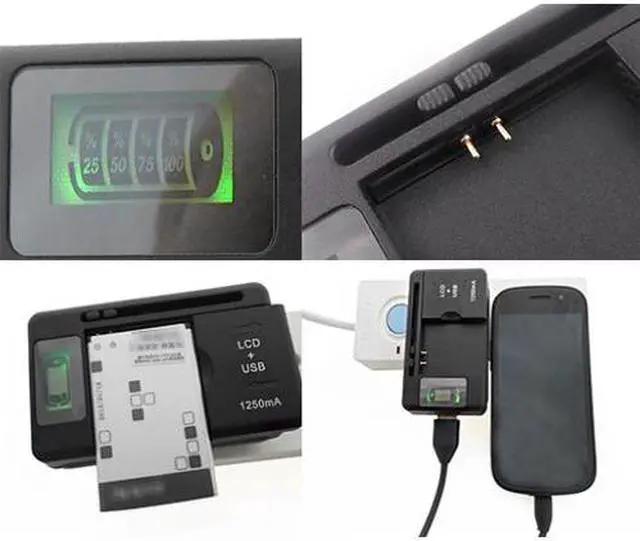 Alt view image 4 of 4 - ABLEGRID Battery Charger Power & USB Port for Nokia BL-5C 6820 6822 7600 7610 E60 LCD