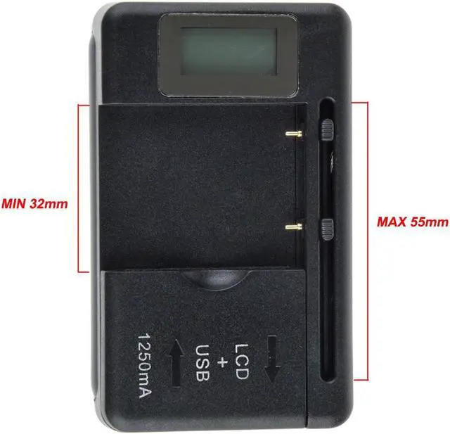 Alt view image 2 of 4 - ABLEGRID Battery Charger Power & USB Port for Nokia BL-5C 6820 6822 7600 7610 E60 LCD