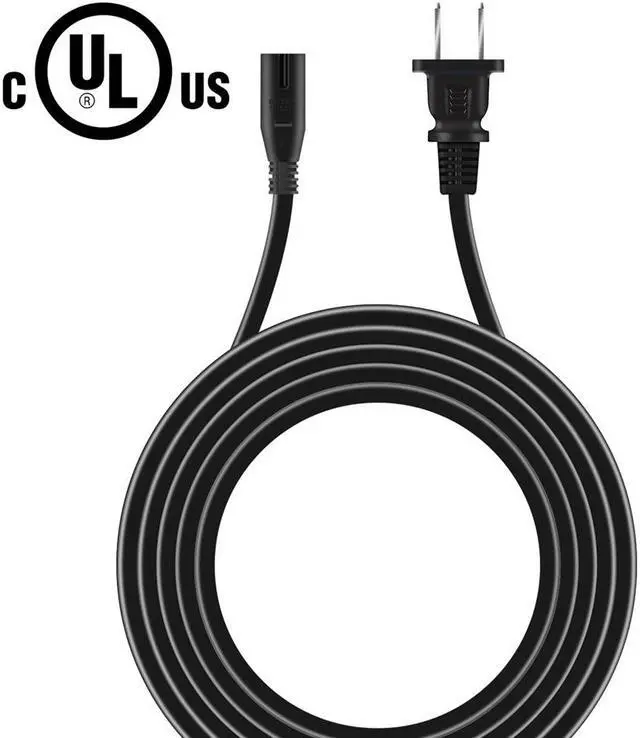 Main image of ABLEGRID 5ft/1.5m UL Listed AC IN Power Cord Outlet Plug Lead For HP Deskjet 6100 6122 6127 All-In-One Inkjet Printer Series