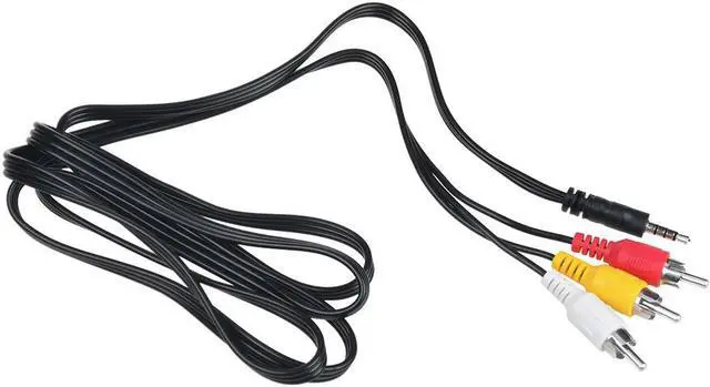 Alt view image 2 of 4 - ABLEGRID 5ft AV A/V Audio Video TV Cable Cord Lead For Sony DCR-TRV280 DCR-TRV260 DCR-TRV250