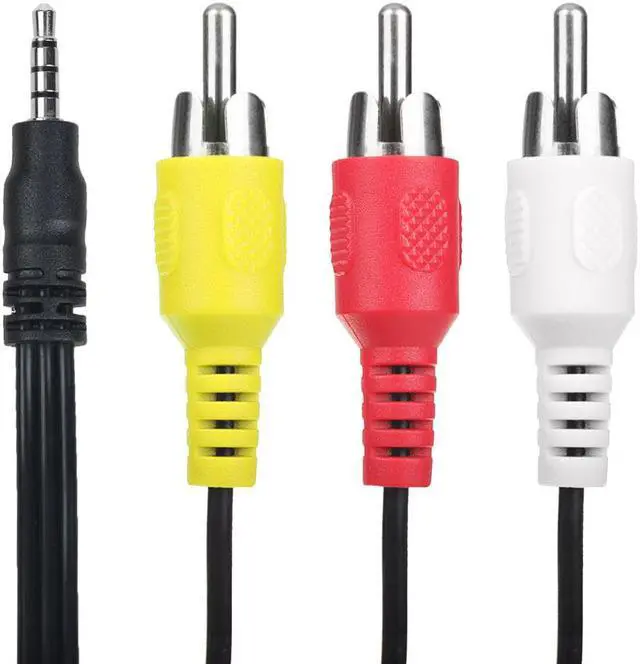 Alt view image 4 of 4 - ABLEGRID 5ft AV A/V Audio Video TV Cable Cord Lead For Sony DCR-TRV280 DCR-TRV260 DCR-TRV250