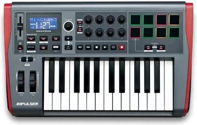 Alt view image 5 of 20 - Novation Impulse 25 USB/MIDI 25-Key Keyboard Controller