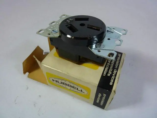 Alt view image 2 of 5 - HUBBELL WIRING DEVICE-KELLEMS HBL7962 Straight Blade Receptacle, 10-50R, 50 A,