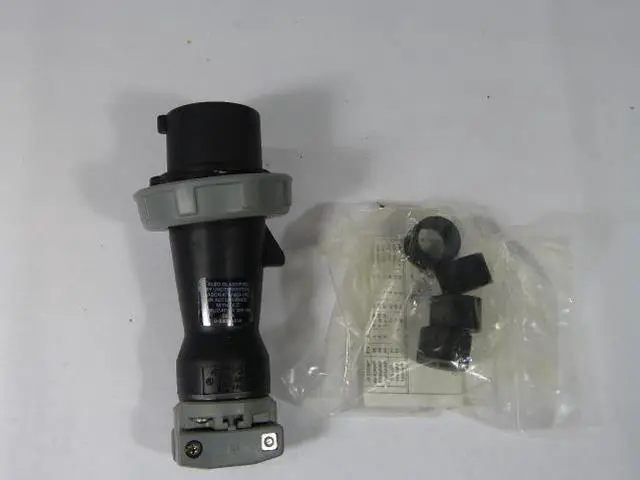 Alt view image 3 of 6 - HUBBELL WIRING DEVICE-KELLEMS HBL420P5W Watertight Pin & Sleeve Plug, 20 A,
