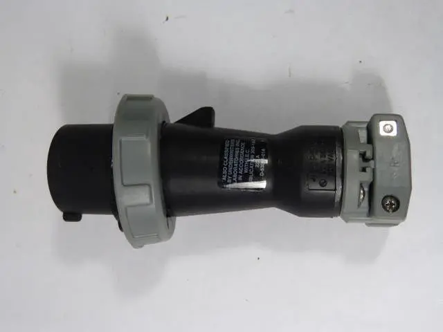 Alt view image 2 of 6 - HUBBELL WIRING DEVICE-KELLEMS HBL420P5W Watertight Pin & Sleeve Plug, 20 A,