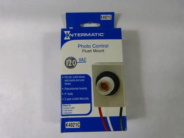 Alt view image 3 of 10 - Intermatic K4021C 120-Volt Fixed Position Photocontrol