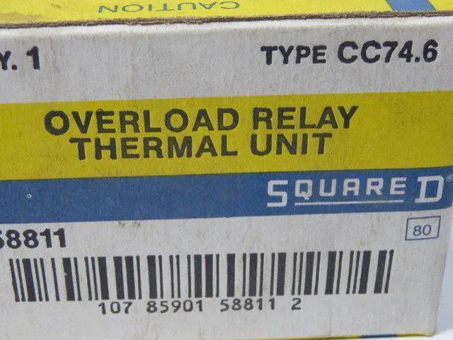 Alt view image 2 of 6 - SQUARE D CC74.6 Thermal Unit,45.3 to 56.4A