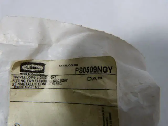 Alt view image 4 of 7 - HUBBELL WIRING DEVICE-KELLEMS PS0509NGY Conduit Fitting Connector, 1/2 in,