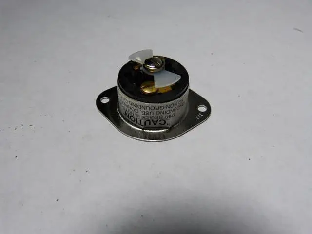 Alt view image 3 of 5 - HUBBELL WIRING DEVICE-KELLEMS HBL7487 Midget Flanged Locking Receptacle, ML-3R,