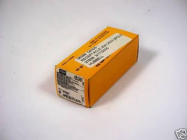 Alt view image 3 of 3 - HUBBELL WIRING DEVICE-KELLEMS HBL5461 Straight Blade Receptacle, 6-20R, 20 A,