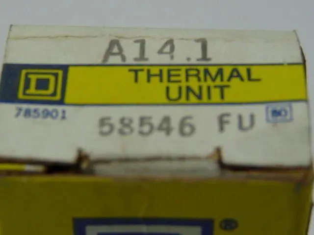 Alt view image 3 of 5 - SQUARE D A14.1 Thermal Unit,9.68 to 9.95A