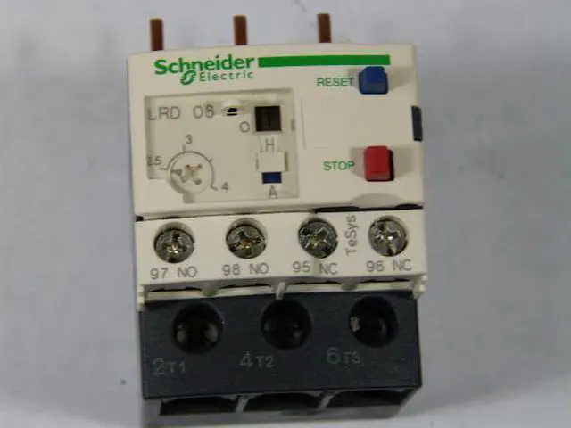 Alt view image 3 of 8 - SCHNEIDER ELECTRIC LRD08 Overload Relay, 1NC/1NO, 2.5 A Min current, 4 A Max