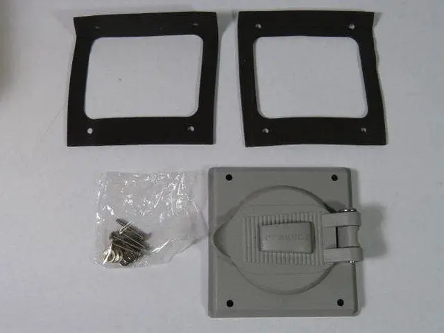 Alt view image 4 of 8 - HUBBELL WIRING DEVICE-KELLEMS HBL7777A 2 -Gang Vertical Weatherproof Cover,