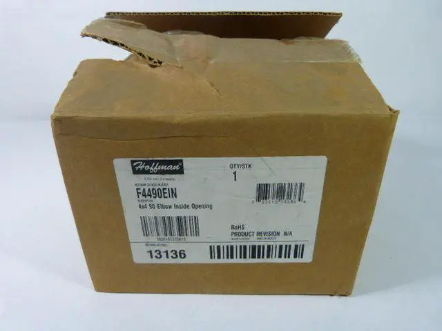 Main image of Hoffman F4490EIN Enclosure 4X4 90Degree Elbow Inside Opening