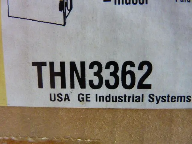 Alt view image 2 of 4 - GE THN3362 60A 600V 3P Non-Fuse Heavy Duty Indoor Switch
