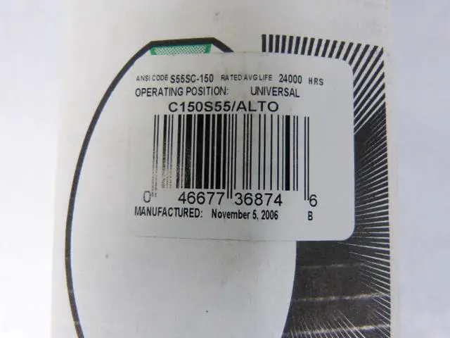 Alt view image 3 of 5 - Philips C150S55/ALTO Lamp High Pressure Sodium 150 W 55 V