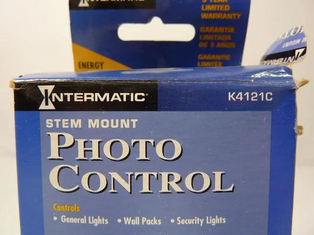 Alt view image 4 of 8 - Intermatic K4121C 1800W Stem Mount Thermal Type Photo Control