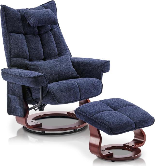 Mcombo swiveling recliner deals chair