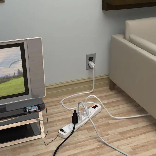 Alt view image 2 of 5 - Stanley 30024 PowerMax USB, 6-Outlet Power Strip with 2 USB Ports (2.1A Total)