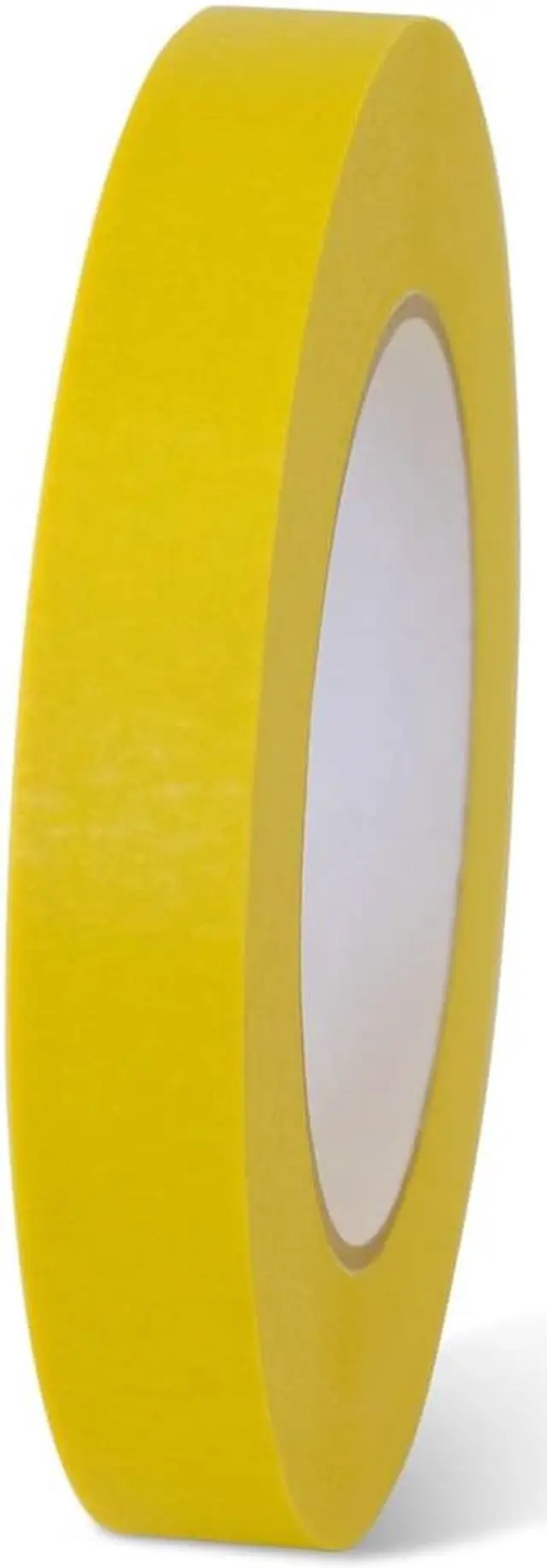 Main image of 3/8" x 60 Yd Yellow Utility Grade Autobody Masking Tape (Case of 96 Rolls)