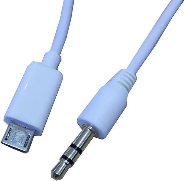 Alt view image 4 of 6 - Micro-USB to 3.5mm Audio Car AUX Cable