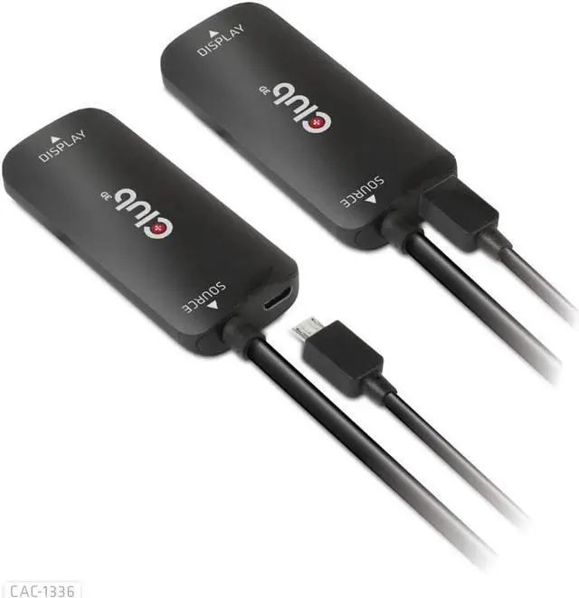 Alt view image 10 of 11 - Club 3D HDMI+Micro USB to USB-C Active Adapter CAC1336