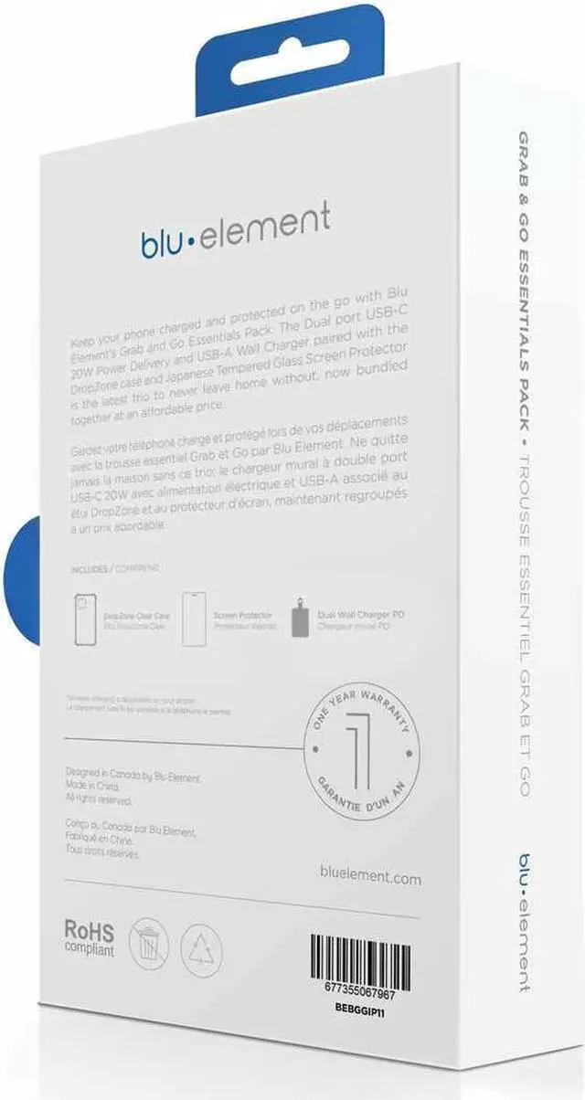 Alt view image 11 of 12 - Blu Element DropZone Rugged Case Clear for Google Pixel 8 Pro Cases