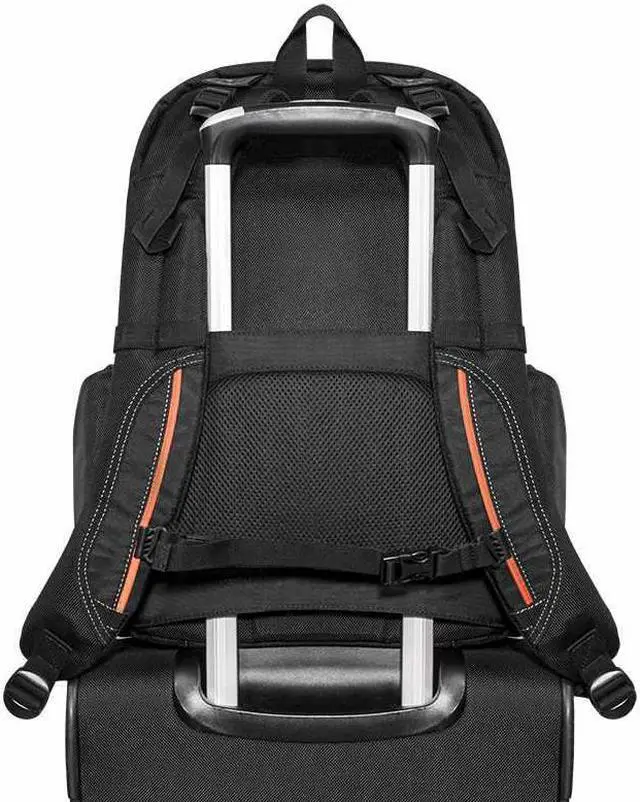 Alt view image 3 of 20 - Everki EKP121S15 15.6in Atlas Checkpoint Friendly Laptop Backpack Black
