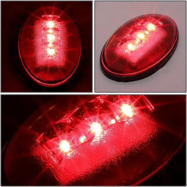 Alt view image 4 of 7 - DNA Motoring FENDL-FSD99-CH For 1999 to 2010 Ford F250 F350 F450 Super Duty LED Dually Bed Fender Side Marker Light Set 00 01 02 03 04 05 06 07 08 09