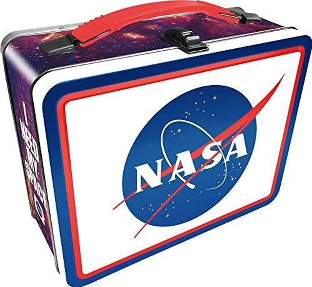 Main image of aquarius nasa logo tin fun box